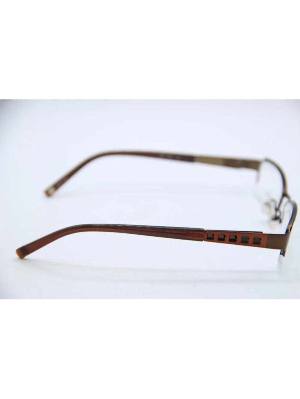 Liz Claiborne New York L358 0Rx3 Stainless Steel Bronze Authentic Eyeglasses